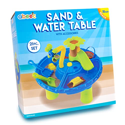 abeec Sand- und Wassertisch – Wasser- und Sandspieltisch – Kinder Outdoor-Spielgeräte – Kinder Outdoor-Spielzeug – Wasserrad, Sandformen, Kunststoffboote und mehr abeec Sand- und Wassertisch – Wasser- und Sandspieltisch – Kinder Outdoor-Spielgeräte – Kinder Outdoor-Spielzeug – Wasserrad, Sandformen, Kunststoffboote und mehr von abeec