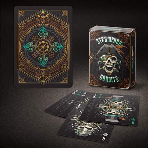abwechslungsreich Steampunk - Bandits -Kartenspielen - Zaubertricks und Magie von SOLOMAGIA