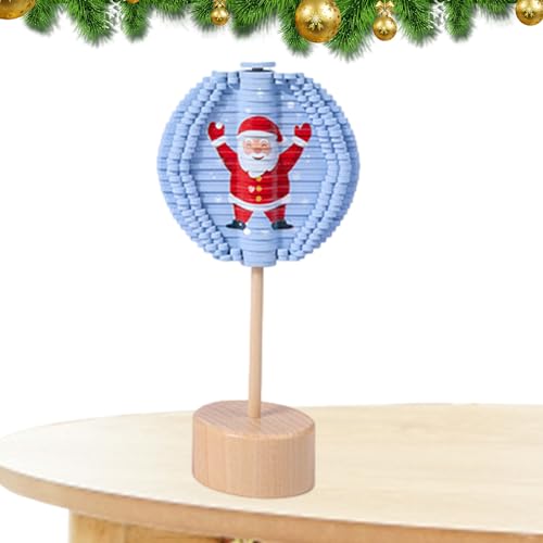 Holz-Spiral-Lollipop-Spielzeug zum Stressabbau, Lutscher-Sinnesspielzeug | Weihnachten Holz Spin Lollipop Fidget Toys,Hölzernes Spirallutscher-Spielzeug zum Stressabbau, weihnachtliche Acime von acime