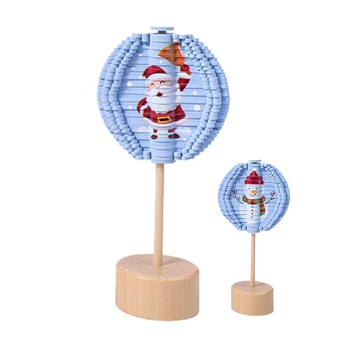 Lollipop-Spielzeug zum Stressabbau, Holz-Lollipop-Spielzeug zum Stressabbau - Lollipop Fidget Toy Weihnachtsthema | Spin Lollipop Zappelspielzeug aus Holz, Heimdekoration – sensorisches Acime von acime