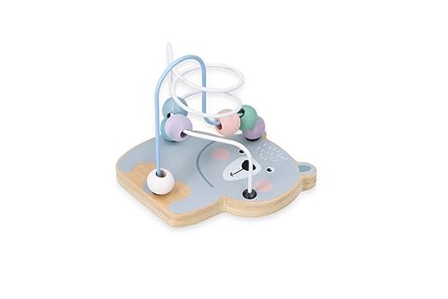 Mini Motorikschleife, Motorikwürfel ab 1 Jahr, bemaltes Holz - Baby Motorik-Spielzeug - Waldtiere, Bär - Lernspielzeug - Motorik-Schleifenspiele für Kinder - Geschenk für Kleinkind Mini Motorikschleife, Motorikwürfel ab 1 Jahr, bemaltes Holz - Baby Motorik-Spielzeug - Waldtiere, Bär - Lernspielzeug - Motorik-Schleifenspiele für Kinder - Geschenk für Kleinkind von adam toys