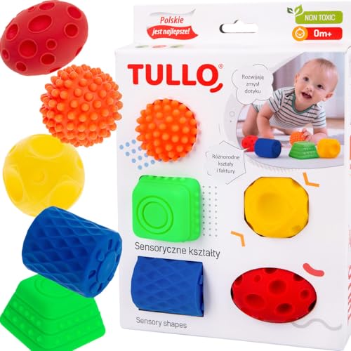 adam toys Tullo - Balanciersteine für Kinder - Sensorik Spielzeug ab 1 Jahr - Bunte Stapelsteine - Sinnespfad für Outdoor & Indoor - 5 Stück adam toys Tullo - Balanciersteine für Kinder - Sensorik Spielzeug ab 1 Jahr - Bunte Stapelsteine - Sinnespfad für Outdoor & Indoor - 5 Stück von adam toys