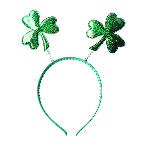 adawd St. Patricks Day Stirnband – Shamrock Stirnband Haarschmuck für irische Feiertagspar | Stirnband St. Patrick's Day Dekoration Kostümzubehör von adawd