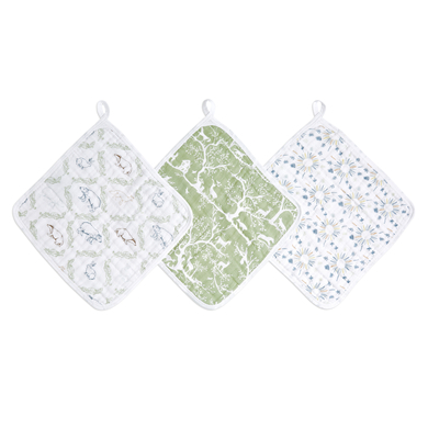 aden+anais™ Musslinwaschlappen 3er-Pack Harmony von aden+anais essential