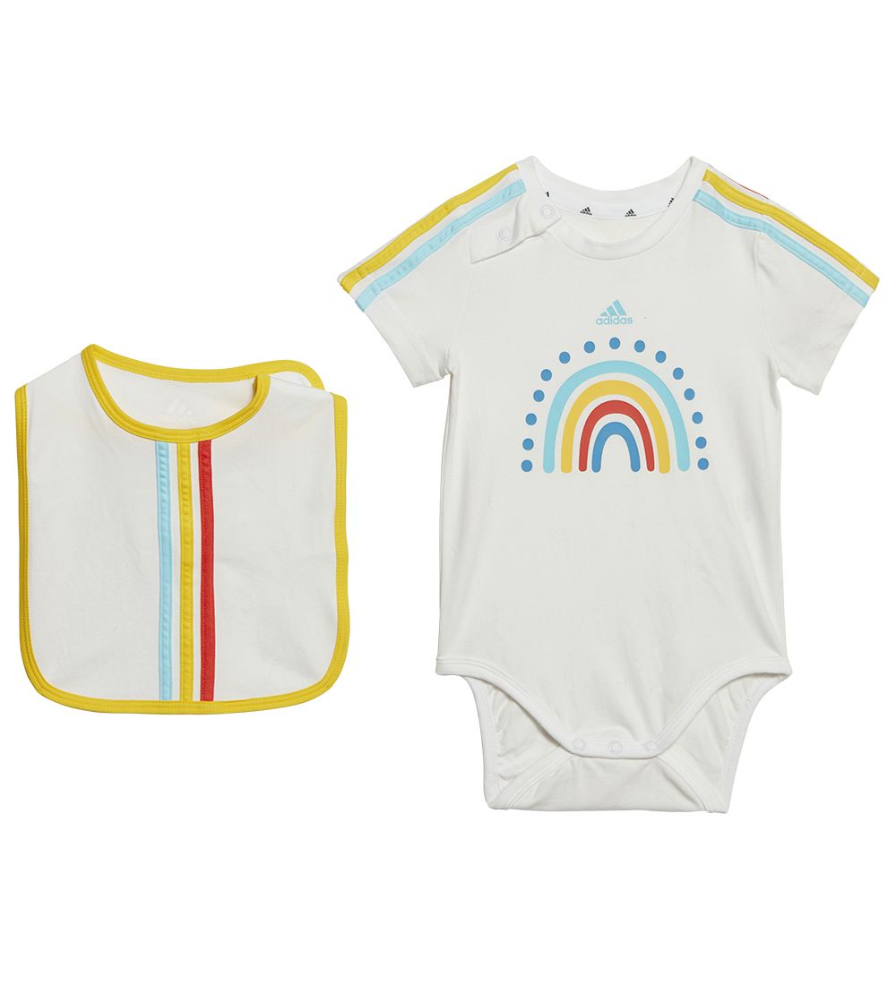 adidas Performance Geschenkbox - Body/Babylätzchen - I 3S - Weiß - adidas Performance - 2 Jahre (92) - Body K/Ä von adidas Performance