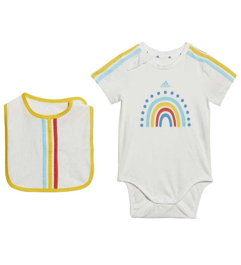 adidas Performance Geschenkbox - Body/Babylätzchen - I 3S - Weiß - adidas Performance - 3 Jahre (98) - Body K/Ä von adidas Performance