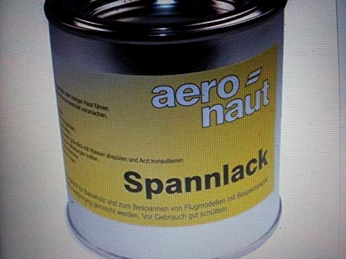 Aero-naut Modellbau 200ccm Spannlack für Bespannpapier oder Balsaholz, Flach, Kunststoff oder Aluminium, Haushaltslack von aero-naut Modellbau