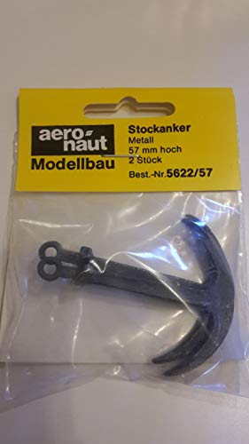 aero-naut Modellbau Stockanker in verschiedenen Größen 57 / 67 / 84mm hoch (67) von aero-naut Modellbau