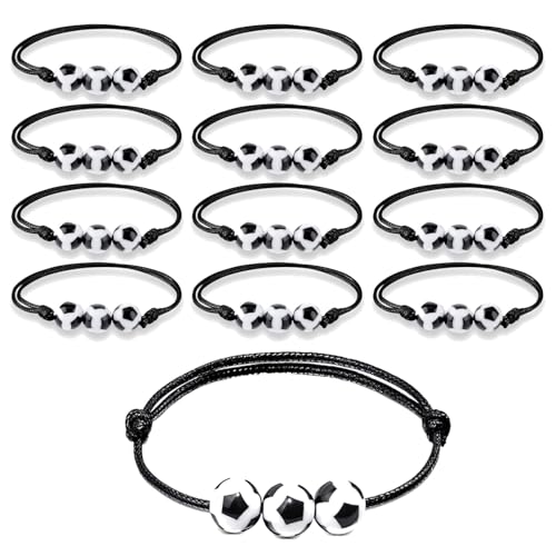 afhgdjr 12 StüCk Fussball Mitgebsel Jungen FußBall Armband Kinder Jungs,Fussball Armband Jungen Mit Verstellbares Gewebte Schnur,Freundschaftsarmband Kinder FüR Mitgebsel Kindergeburtstag Fussball afhgdjr 12 StüCk Fussball Mitgebsel Jungen FußBall Armband Kinder Jungs,Fussball Armband Jungen Mit Verstellbares Gewebte Schnur,Freundschaftsarmband Kinder FüR Mitgebsel Kindergeburtstag Fussball von afhgdjr