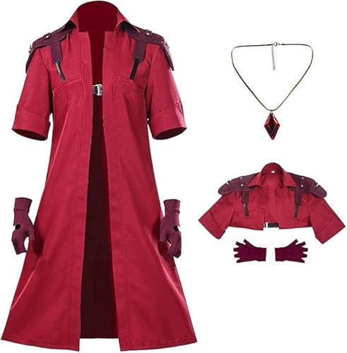 agfosa DMC Dante Cosplay Herren Devil Anime Kostüm Mantel Jacke Halskette Handschuhe Halloween Karneval Outfits S von agfosa