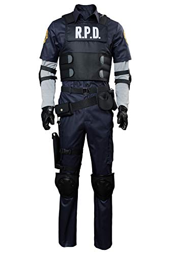 agfosa Leon Kennedy Cosplay Kostüm RE2 Remake Outfit Polizei Uniform Leon S. Kennedy Anzug M agfosa Leon Kennedy Cosplay Kostüm RE2 Remake Outfit Polizei Uniform Leon S. Kennedy Anzug M von agfosa
