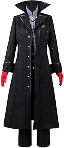 agfosa Persona 5 Cosplay Joker Outfit P5R Anzug Akira Kurusu Jacke Phantom Anime P5 Kostüm für Halloween Party L von agfosa