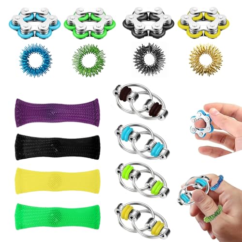16 Stück Fidget Toys Sets, Adhs Spielzeug Fidget Toys Kinder Anti Stress Spielzeug Anti Angst Geschenke von agogue