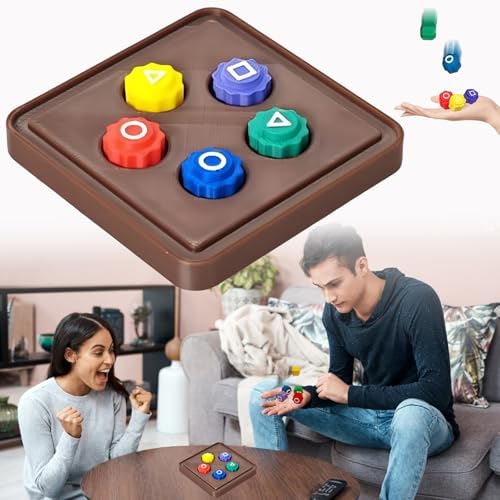 6 Stück Gonggi Spiel,Gonggi Stones Stone Klassischer Hand Auge Koordinationsspaß Pebbles Set,Gong Gi Traditionelles Gonggi Game,Für Unterhaltsame Stunden Und Koordinationstraining (5 Stück+Basis) von agogue