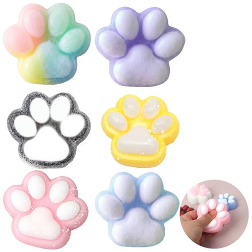 6 Stück Squishy Paw, 6 Farben Für Sie Zur Auswahl Druckbeständiges Spielzeug, Squishy Pfoten Stressabbauendes Spielzeug, Fufu Squishy Sehr Geeignet Für Menschen, Die Stress Abbauen 6 Stück Squishy Paw, 6 Farben Für Sie Zur Auswahl Druckbeständiges Spielzeug, Squishy Pfoten Stressabbauendes Spielzeug, Fufu Squishy Sehr Geeignet Für Menschen, Die Stress Abbauen von agogue