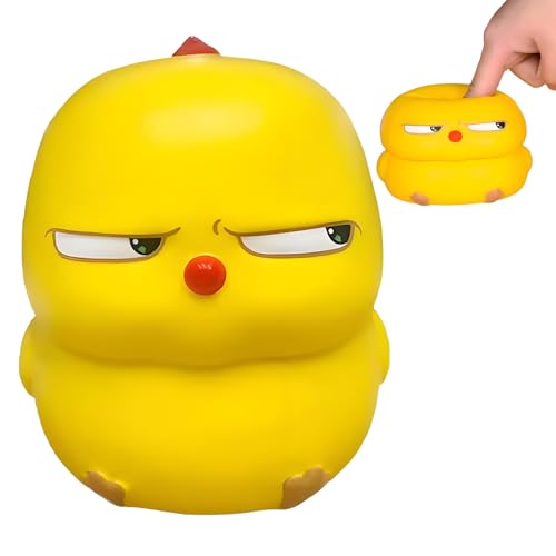 Stressball Kinder, Kleines gelbes Hühnchen Stress Spielzeug, Squishys 13*11 cm für Kinder, Langsam steigende elastische Spielzeuge Antistressball Stressball Kinder, Kleines gelbes Hühnchen Stress Spielzeug, Squishys 13*11 cm für Kinder, Langsam steigende elastische Spielzeuge Antistressball von agogue