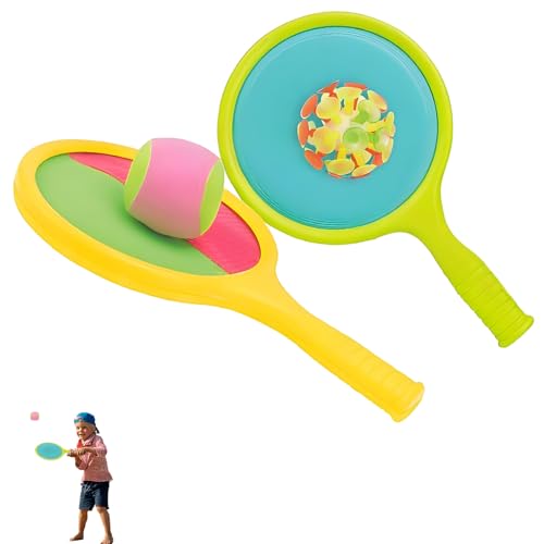 agogue 4 Stück Ballspiele für draußen Kinder, Klettballspiel für Kinder Children Garden Outdoor Beach Mädchen Jungen Fangball-Spiel agogue 4 Stück Ballspiele für draußen Kinder, Klettballspiel für Kinder Children Garden Outdoor Beach Mädchen Jungen Fangball-Spiel von agogue