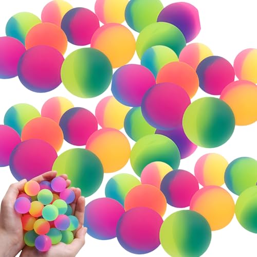 agogue 64 Stück Gummiball Kinder, Mitgebsel Kinder, 25 mm Springball in Vielfarbig, Kleine Preise für Gewinner, Schulgeschenke Kindergeburtstag und Partys Zufällige Farben agogue 64 Stück Gummiball Kinder, Mitgebsel Kinder, 25 mm Springball in Vielfarbig, Kleine Preise für Gewinner, Schulgeschenke Kindergeburtstag und Partys Zufällige Farben von agogue