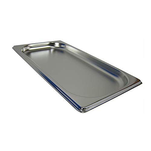 airbrush-city GN 1/3 Gastronormbehälter GN-Behälter Edelstahl 0,75 Liter Tiefe 20mm Gastronorm von airbrush-city