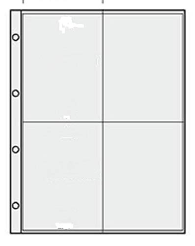 ak-schwarzmann Fotohüllen, Sammlerhüllen, DIN A4 Format 10 x 15 cm für Autogrammkarten, Bilder, Fotos,Postkarten usw. (10 Blätter) von ak-schwarzmann