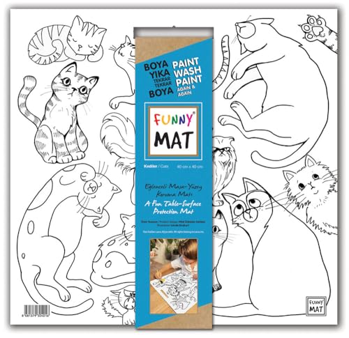 Akademi Çocuk Funny Mat White 40X40Cm - Katzen Akademi Çocuk Funny Mat White 40X40Cm - Katzen von akademi ÇOCUK
