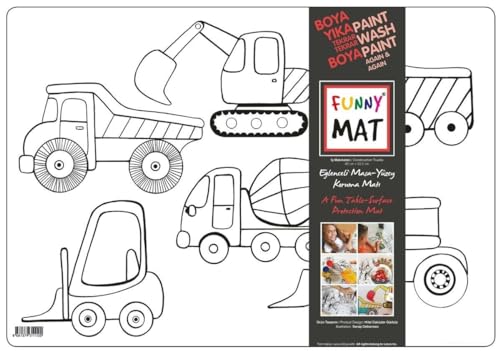 Akademie Kinder Lustige Matte - Baumaschinen Akademie Kinder Lustige Matte - Baumaschinen von akademi ÇOCUK