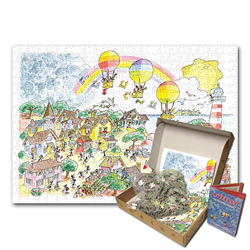Puzzle 1080 Teile der Ameisen #ANDRATUTTOBENE Schnitt unsichtbar Puzzlegröße 48,5 cm x 68,5 cm von AKENA
