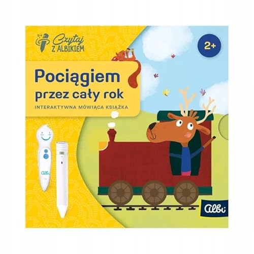 ALBI Lesen Sie mit Albik Minibuch Zug das ganze Jahr +2 von albi