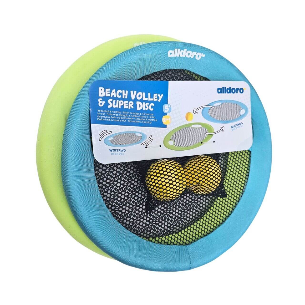 alldoro - 2 in 1 XL Beachball-Set und XL Wurfscheibe alldoro - 2 in 1 XL Beachball-Set und XL Wurfscheibe von alldoro