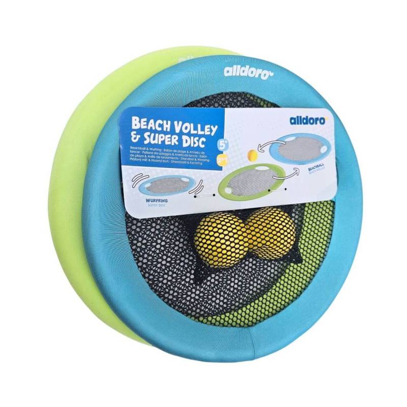 alldoro - 2 in 1 XL Beachball-Set und XL Wurfscheibe von alldoro