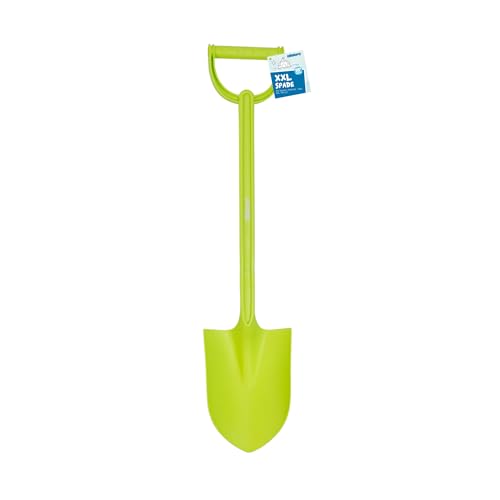 alldoro 60157 XXL Schaufel spitz, Gartengerät für Kinder für Sandkasten, Strand, aus Kunststoff, 63 cm lang von alldoro
