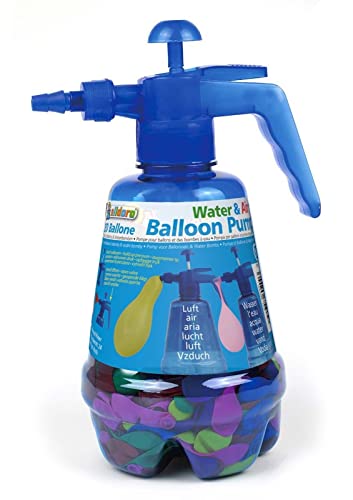 alldoro 60200- Water & Air Balloon Pumpen Set, Wasserbomben Pumpe mit 250 Wasserbomben, Wasserballon Füller für Garten & Party, für Kinder ab 8 Jahren und Erwachsene, blau / rosa / orange sortiert alldoro 60200- Water & Air Balloon Pumpen Set, Wasserbomben Pumpe mit 250 Wasserbomben, Wasserballon Füller für Garten & Party, für Kinder ab 8 Jahren und Erwachsene, blau / rosa / orange sortiert von alldoro
