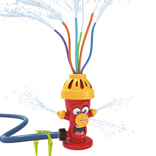 alldoro 60215 Wassersprinkler Hydrant - für Kinder ab 3 Jahren - mit wasserspritzenden Schläuchen - bunt – 13,5 x 9,5 x 22,5 cm, Rot alldoro 60215 Wassersprinkler Hydrant - für Kinder ab 3 Jahren - mit wasserspritzenden Schläuchen - bunt – 13,5 x 9,5 x 22,5 cm, Rot von alldoro