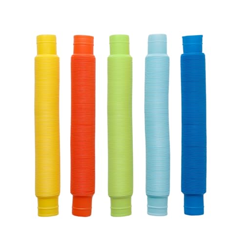 alldoro 60332 Flexi Pop Tubes, sensorisches Spielzeug, Röhren mit ausziehbarer Länge 21-73 cm, 3 cm Durchmesser, 5 Stück alldoro 60332 Flexi Pop Tubes, sensorisches Spielzeug, Röhren mit ausziehbarer Länge 21-73 cm, 3 cm Durchmesser, 5 Stück von alldoro