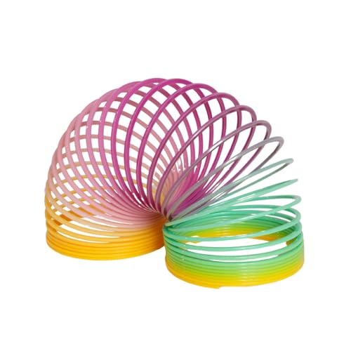 alldoro 60336 Flexi Spring, Kunststoff, Spiralhüpfer, Fingerspielzeug für Kinder ab 3 Jahren, 7 cm Durchmesser, Regenbogenspirale Bunt alldoro 60336 Flexi Spring, Kunststoff, Spiralhüpfer, Fingerspielzeug für Kinder ab 3 Jahren, 7 cm Durchmesser, Regenbogenspirale Bunt von alldoro