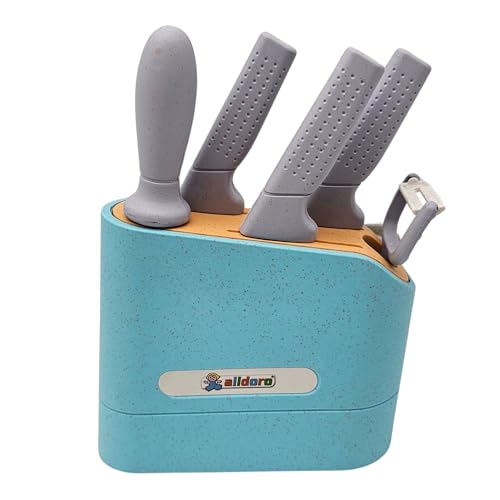 alldoro 60426 Messerblock für Kinder inkl. Messer - 7-teilig, Zubehör für die Kinderküche, nachhaltiges Küchenspielzeug alldoro 60426 Messerblock für Kinder inkl. Messer - 7-teilig, Zubehör für die Kinderküche, nachhaltiges Küchenspielzeug von alldoro