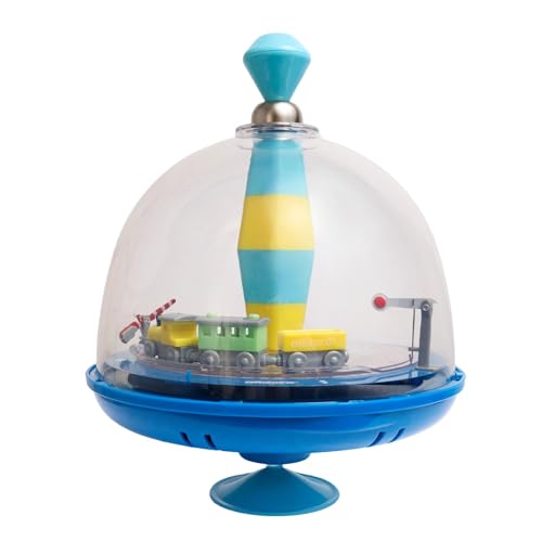 alldoro 68010 Kreisel mit Eisenbahn-Motiv und Sound, Kunststoff - Pumpkreisel-Spielzeug für Kinder ab 18 Monaten, batteriebetrieben, 19 cm, bunt alldoro 68010 Kreisel mit Eisenbahn-Motiv und Sound, Kunststoff - Pumpkreisel-Spielzeug für Kinder ab 18 Monaten, batteriebetrieben, 19 cm, bunt von alldoro