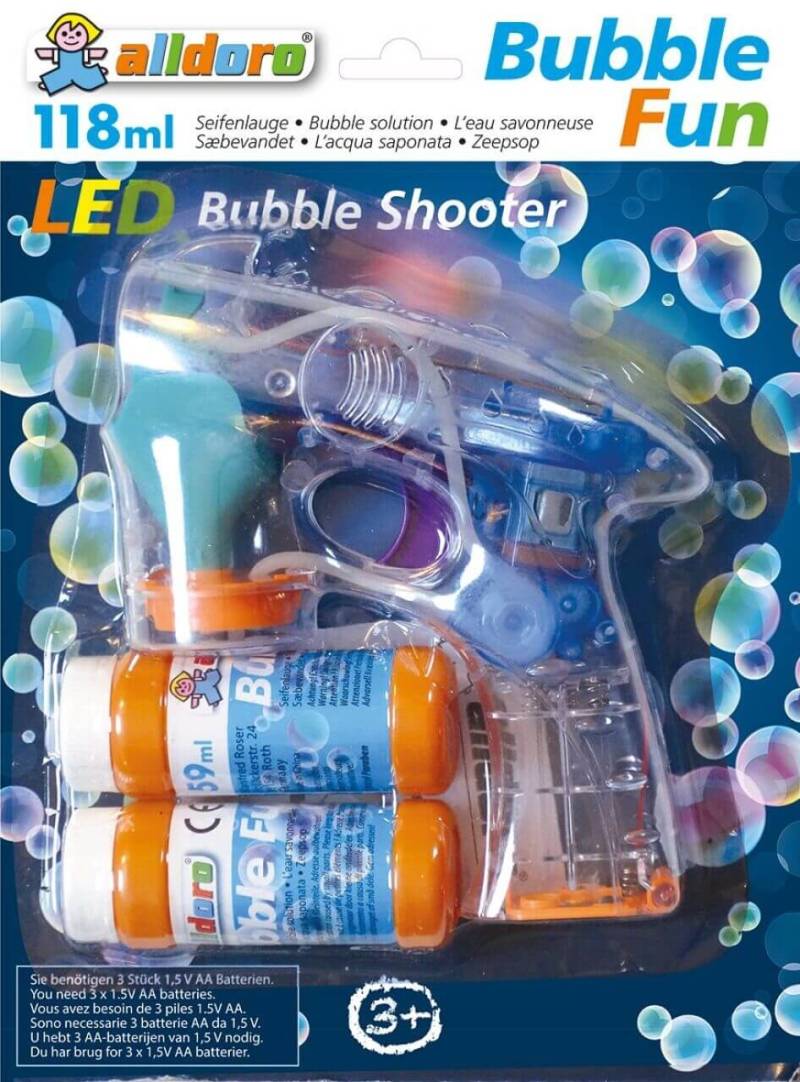 alldoro - Bubble Fun LED Seifenblasenpistole von alldoro