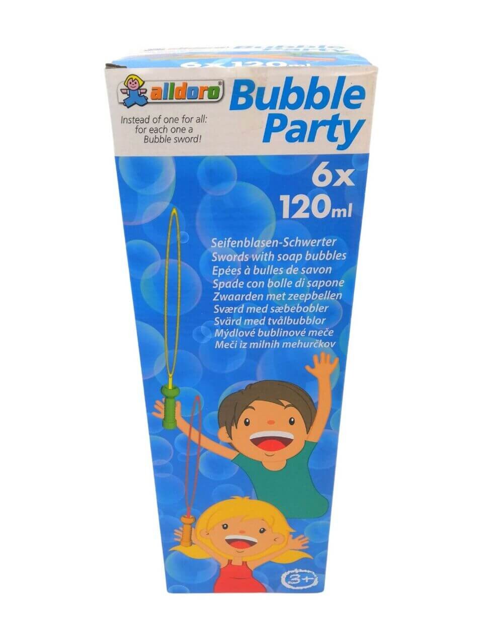 alldoro - Bubble Party Seifenblasenschwerter, 6 x 120ml alldoro - Bubble Party Seifenblasenschwerter, 6 x 120ml von alldoro
