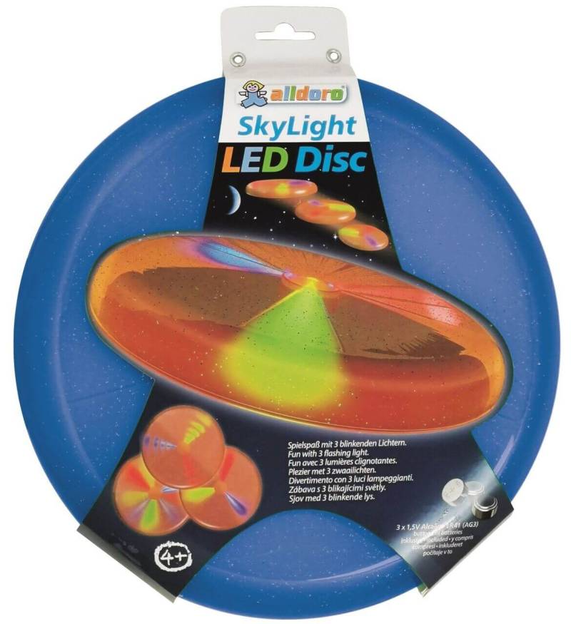 alldoro - LED Sky Light Disc Wurfscheibe, Ø 27 cm, blau von alldoro