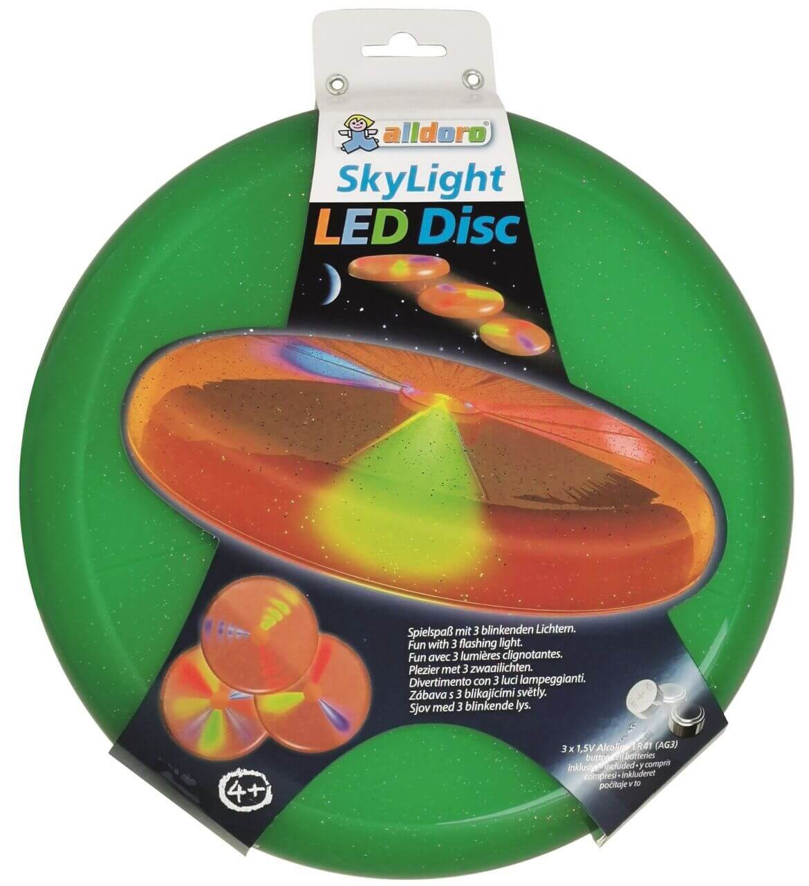 alldoro - LED Sky Light Disc Wurfscheibe, Ø 27 cm, grün alldoro - LED Sky Light Disc Wurfscheibe, Ø 27 cm, grün von alldoro