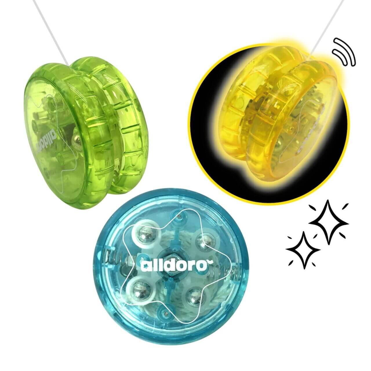 alldoro - LED YoYo, 1 Stück, farblich sortiert alldoro - LED YoYo, 1 Stück, farblich sortiert von alldoro