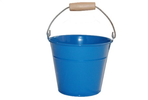 1 Stück Metalleimer für Kinder Metall Eimer blau Kindereimer Uni einfarbig 1 Stück Metalleimer für Kinder Metall Eimer blau Kindereimer Uni einfarbig von alles-meine.de GmbH