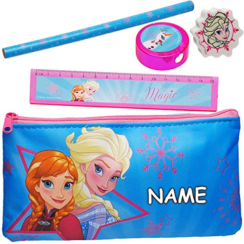 alles-meine.de GmbH 2 * 5 TLG. Schreibset die Eiskönigin - Frozen - inkl. Name Bleistift + Lineal + Radiergummi + Spitzer + Stiftemappe - Federmappe/Kinder - Set für die Sc.. alles-meine.de GmbH 2 * 5 TLG. Schreibset die Eiskönigin - Frozen - inkl. Name Bleistift + Lineal + Radiergummi + Spitzer + Stiftemappe - Federmappe/Kinder - Set für die Sc.. von alles-meine.de GmbH
