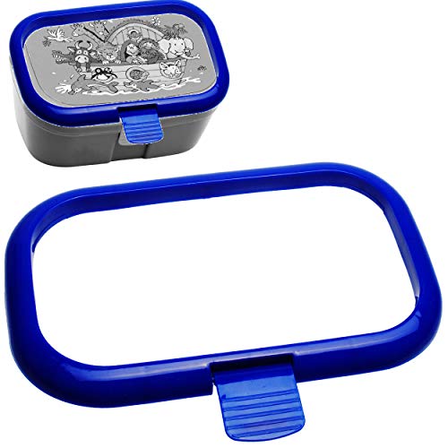 2 Stück Ersatzteil/Ersatzverschluss - für Lunchbox/Brotdose - blau - für Lutz Mauder & Kinderland & Alles-Meine GmbH - Ersatzdeckel - BPA frei - Brotbüc.. von alles-meine.de GmbH