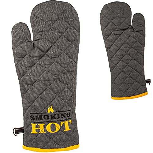 alles-meine.de GmbH 2 Stück Topfhandschuhe/Ofenhandschuhe Design frei wählbar - bis 250 °C hitzebeständig extra lang - 43 cm - Grillhandschuh - Retro - grau - 100% Baumw.. alles-meine.de GmbH 2 Stück Topfhandschuhe/Ofenhandschuhe Design frei wählbar - bis 250 °C hitzebeständig extra lang - 43 cm - Grillhandschuh - Retro - grau - 100% Baumw.. von alles-meine.de GmbH
