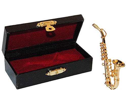 alles-meine.de GmbH 2 TLG. Set Saxophon mit Kasten - Metall Miniatur - Maßstab 1:12 - Puppenstube Musikinstrument Instrument - Instrumente alles-meine.de GmbH 2 TLG. Set Saxophon mit Kasten - Metall Miniatur - Maßstab 1:12 - Puppenstube Musikinstrument Instrument - Instrumente von alles-meine.de GmbH