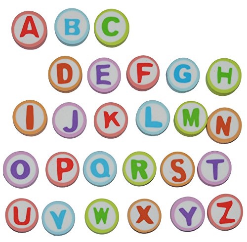26 TLG. Set: Radiergummi - Buchstaben ABC Alphabet - Radierer - Schulanfang für Kinder/auch als Lesespiel - Schule Lernen schreiben Schultüte 26 TLG. Set: Radiergummi - Buchstaben ABC Alphabet - Radierer - Schulanfang für Kinder/auch als Lesespiel - Schule Lernen schreiben Schultüte von alles-meine.de GmbH