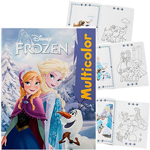 32 Seiten großes XL Malbuch - A4 - Disney die Eiskönigin - Frozen - mit bunten Malvorlagen - Dickes Kindermalbuch - für Stifte & Wassermalfarben - Bastelbuc.. von alles-meine.de GmbH