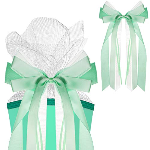 alles-meine.de GmbH 3D Schleife Farbwahl Junge & Mädchen - 30 cm lang u. 15 cm breit - mit edlen Satin Bändern + Tüllband - für Geschenk und Zuckertüte Schultüte - Geschenkba.. von alles-meine.de GmbH